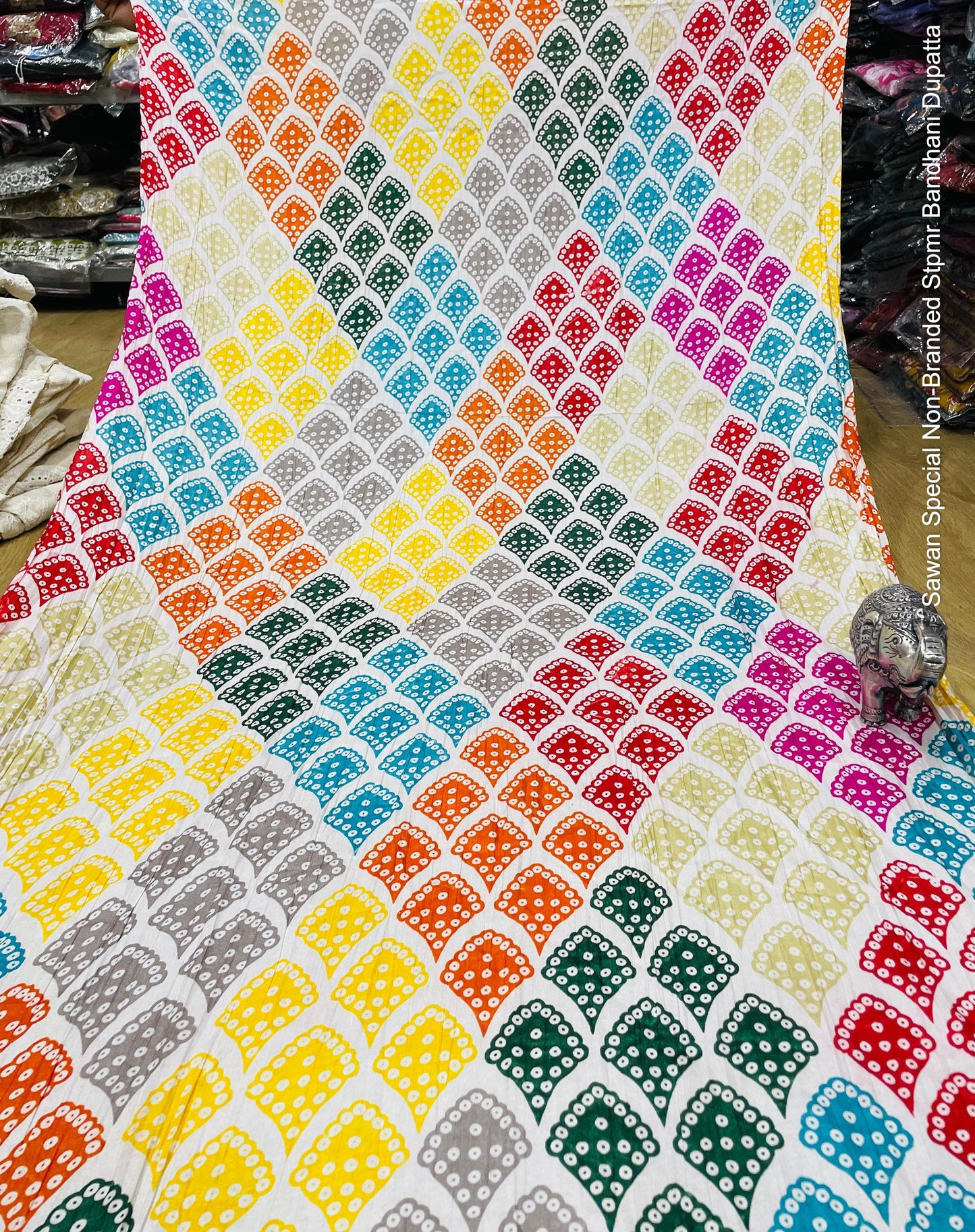 Sawan Special Non-Branded Stpmr Bandhani Dupatta