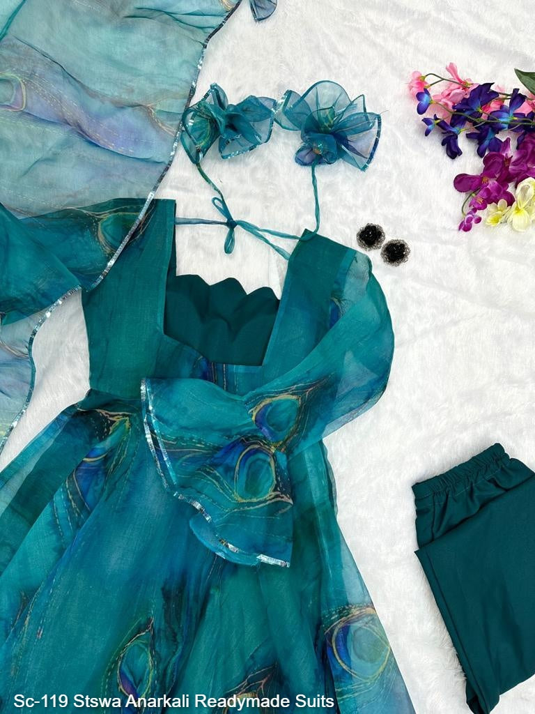 Sc-119 Stswa Anarkali Readymade Suits