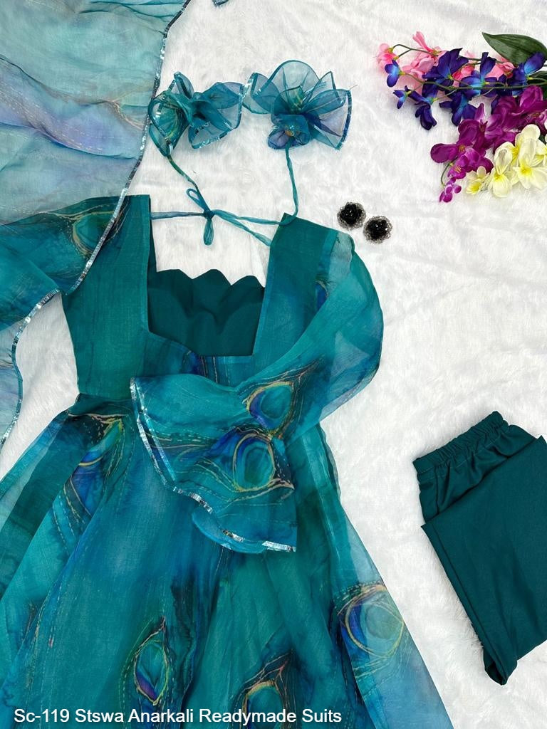 Sc-119 Stswa Anarkali Readymade Suits