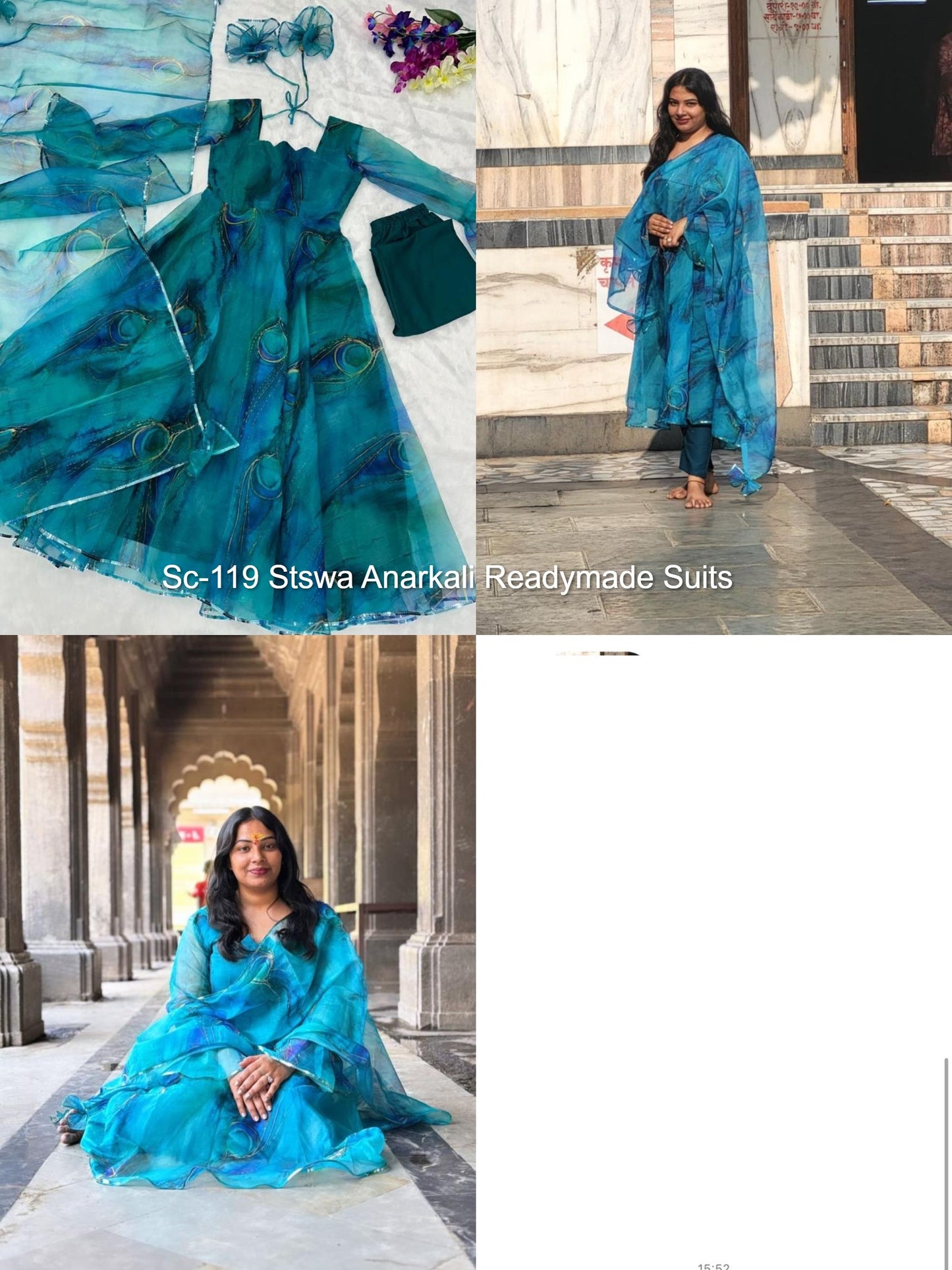 Sc-119 Stswa Anarkali Readymade Suits