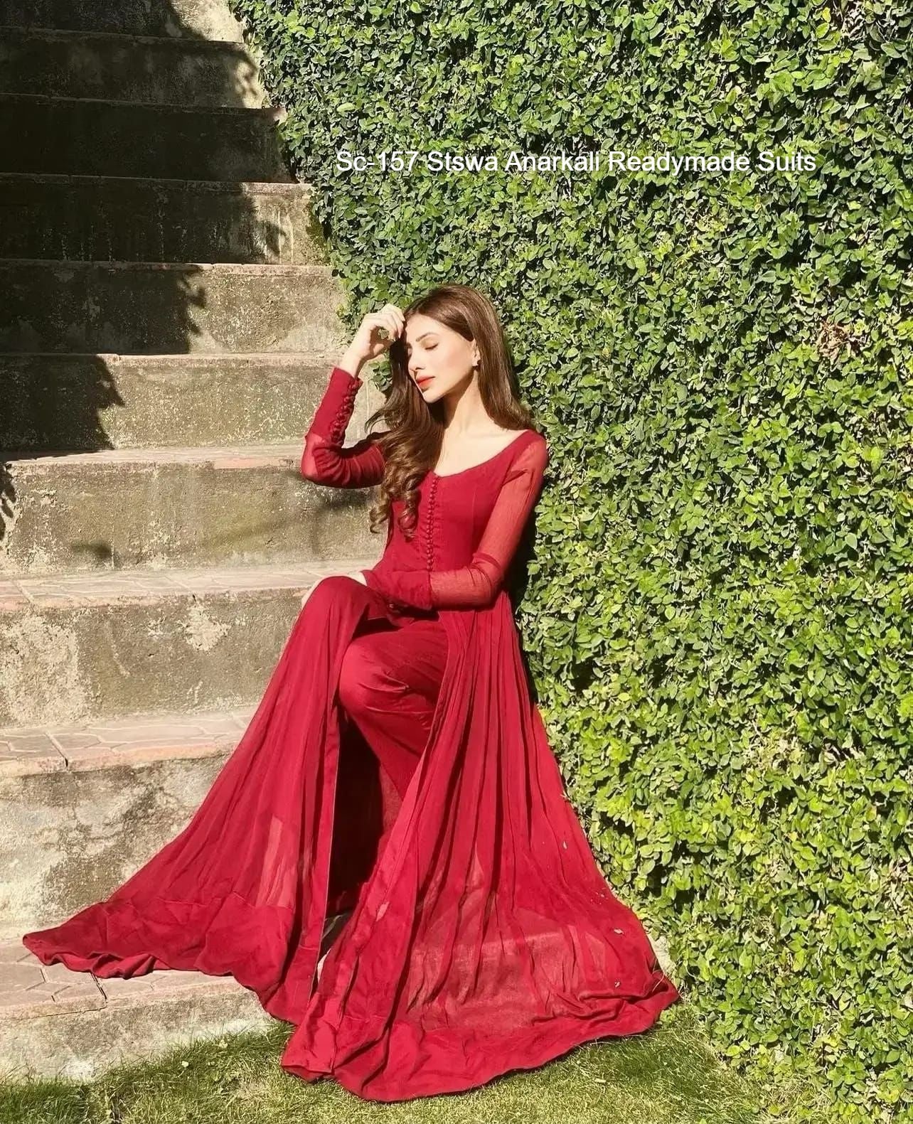 Sc-157 Stswa Anarkali Readymade Suits