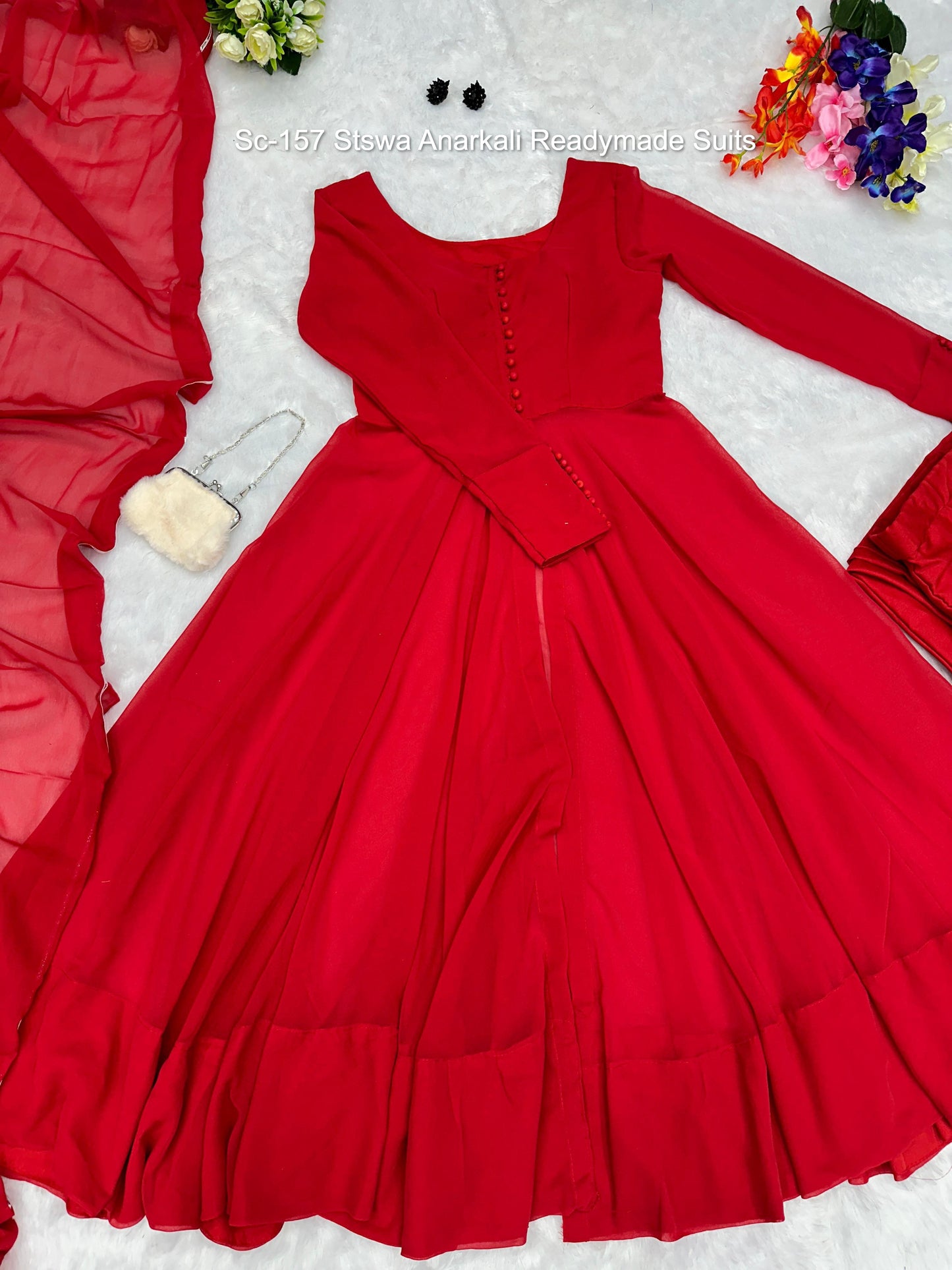 Sc-157 Stswa Anarkali Readymade Suits