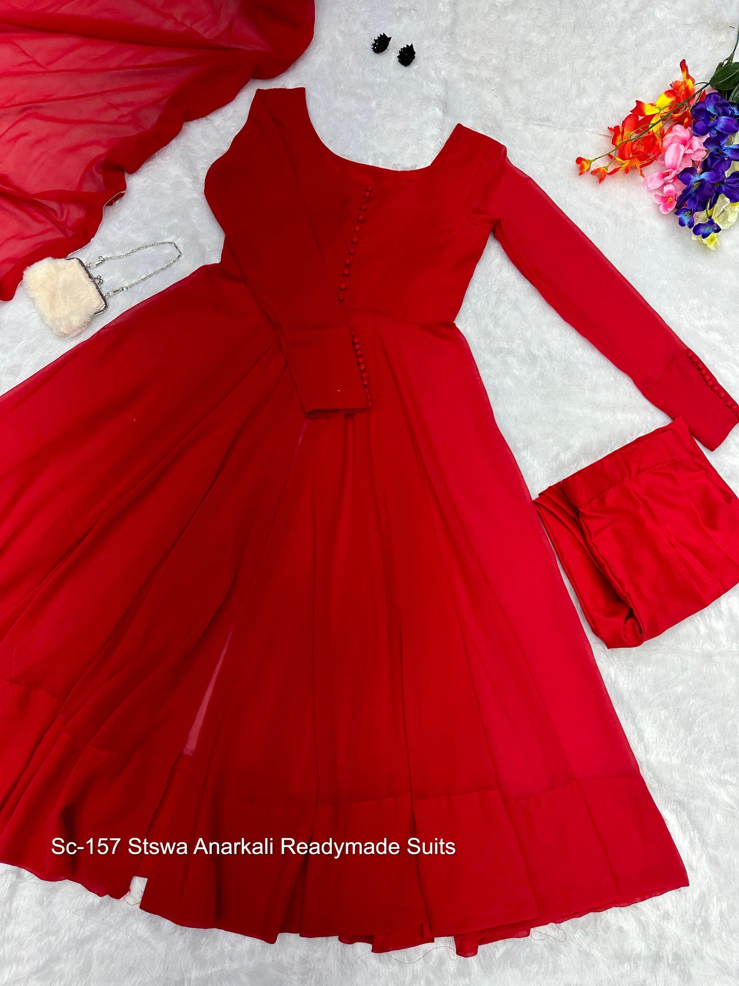 Sc-157 Stswa Anarkali Readymade Suits