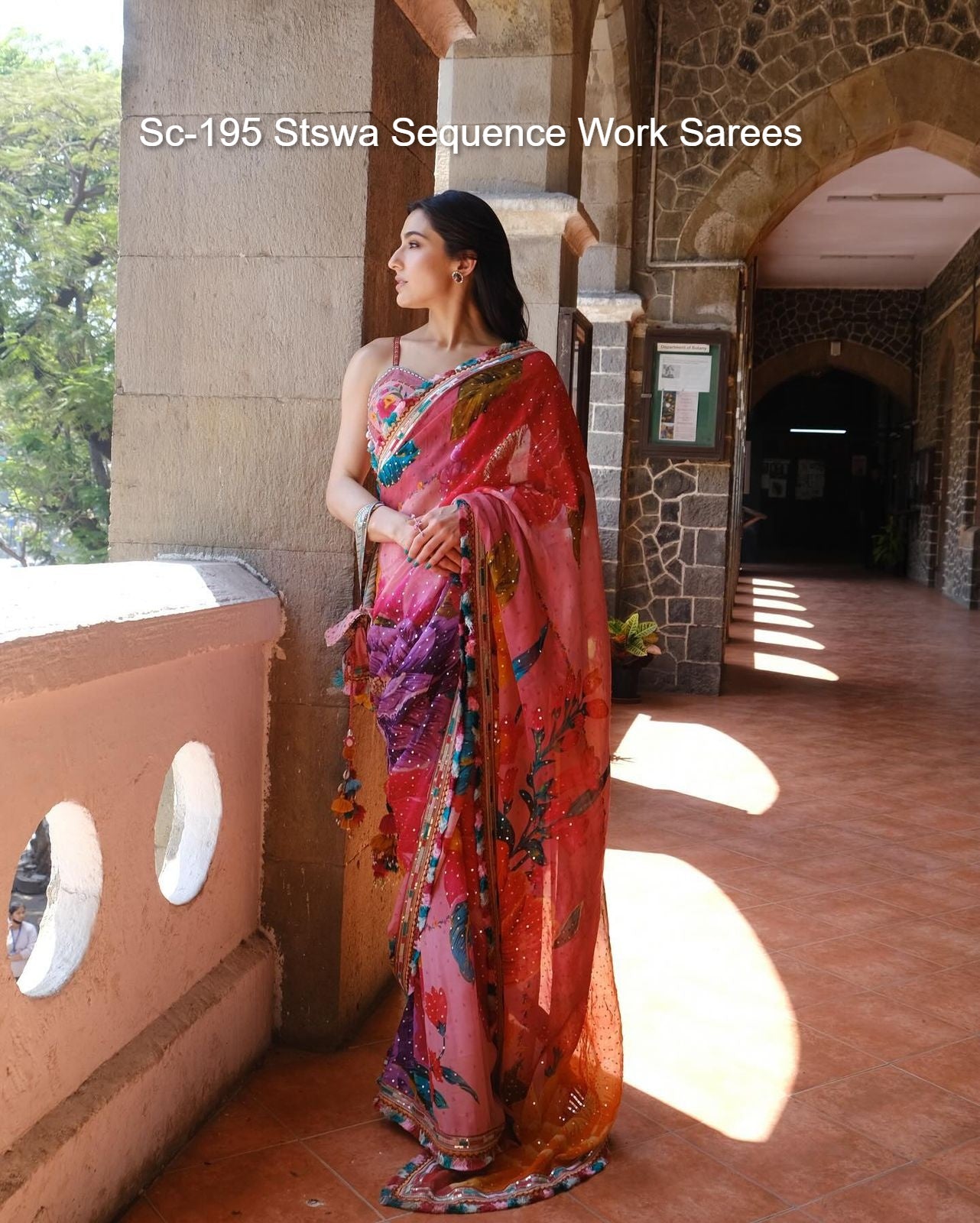 Sc-195 Stswa Sequence Work Sarees
