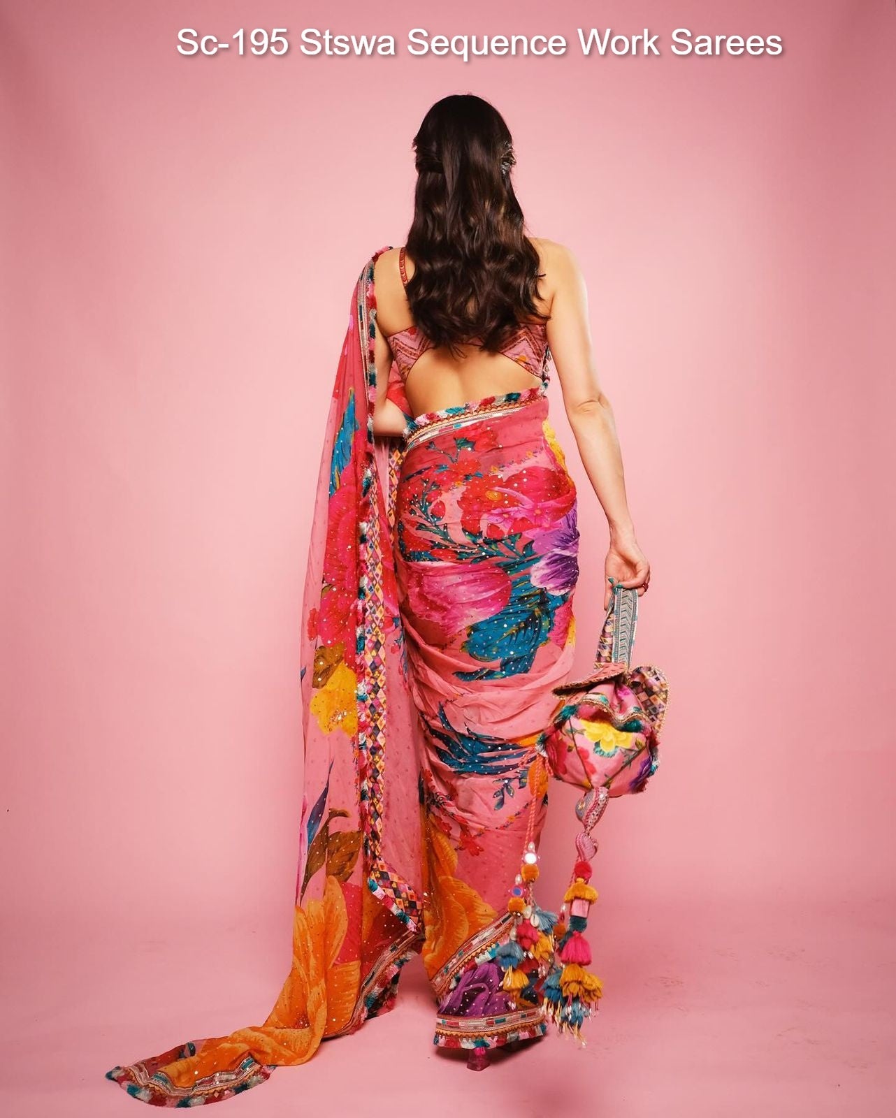 Sc-195 Stswa Sequence Work Sarees