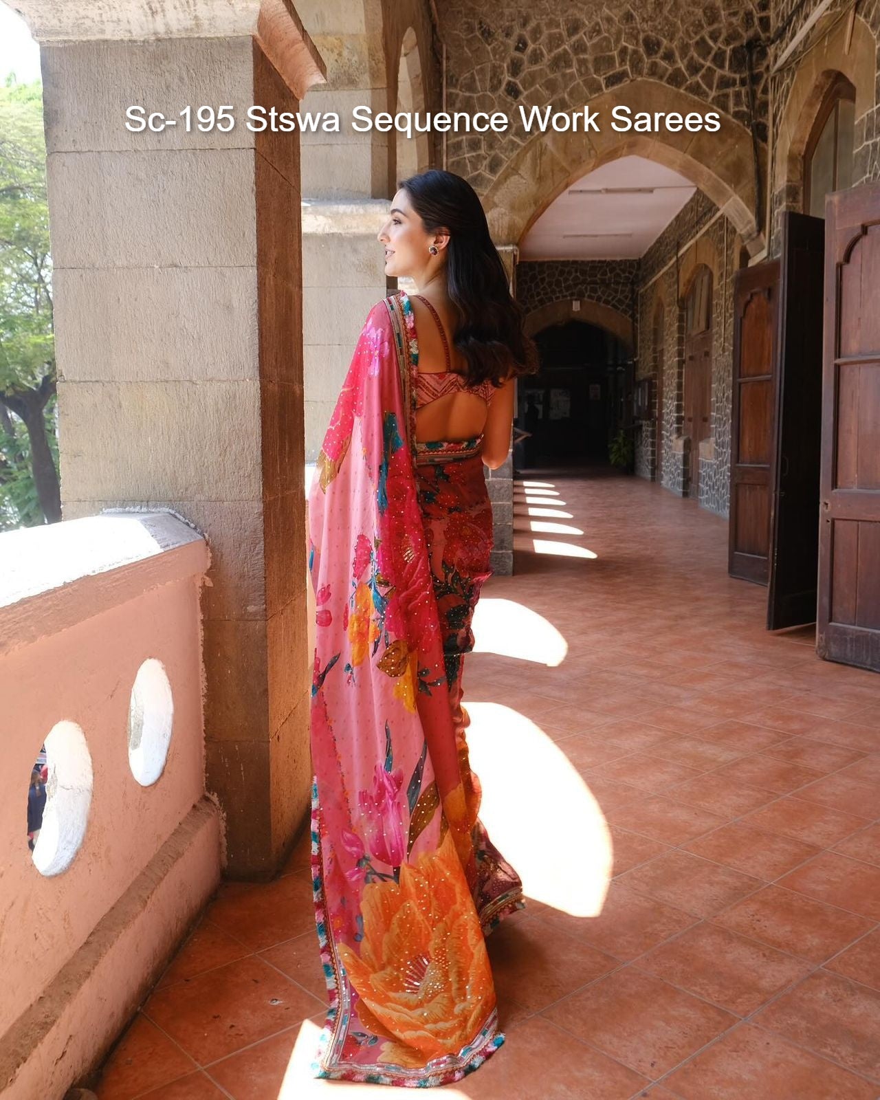 Sc-195 Stswa Sequence Work Sarees