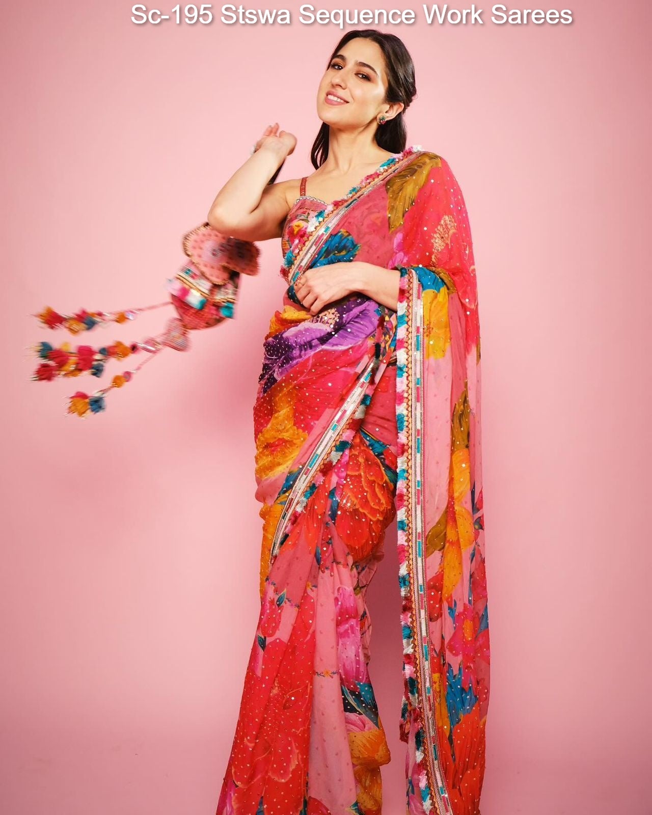 Sc-195 Stswa Sequence Work Sarees