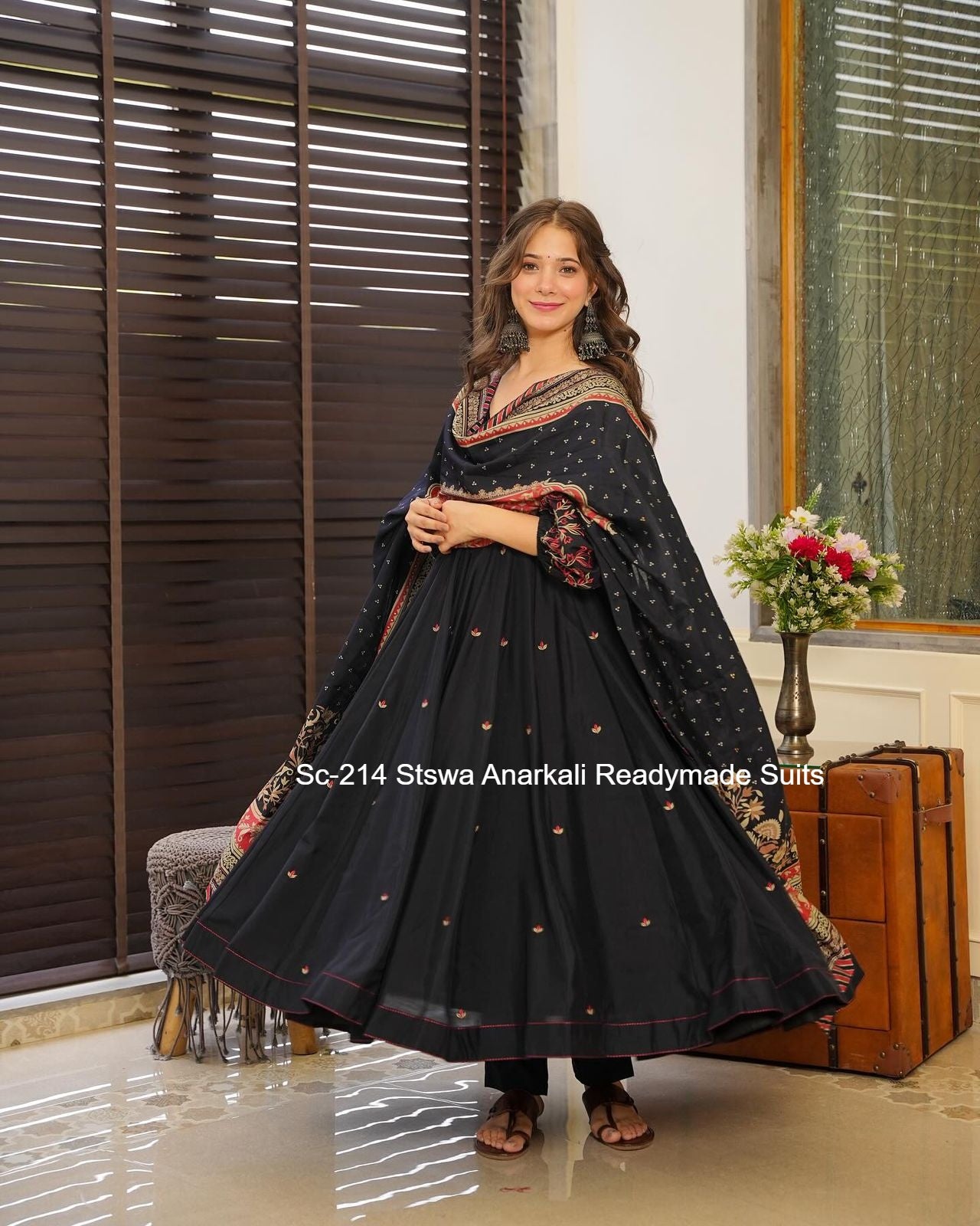 Sc-214 Stswa Anarkali Readymade Suits