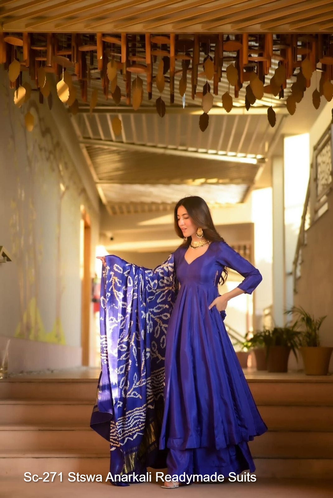 Sc-271 Stswa Anarkali Readymade Suits