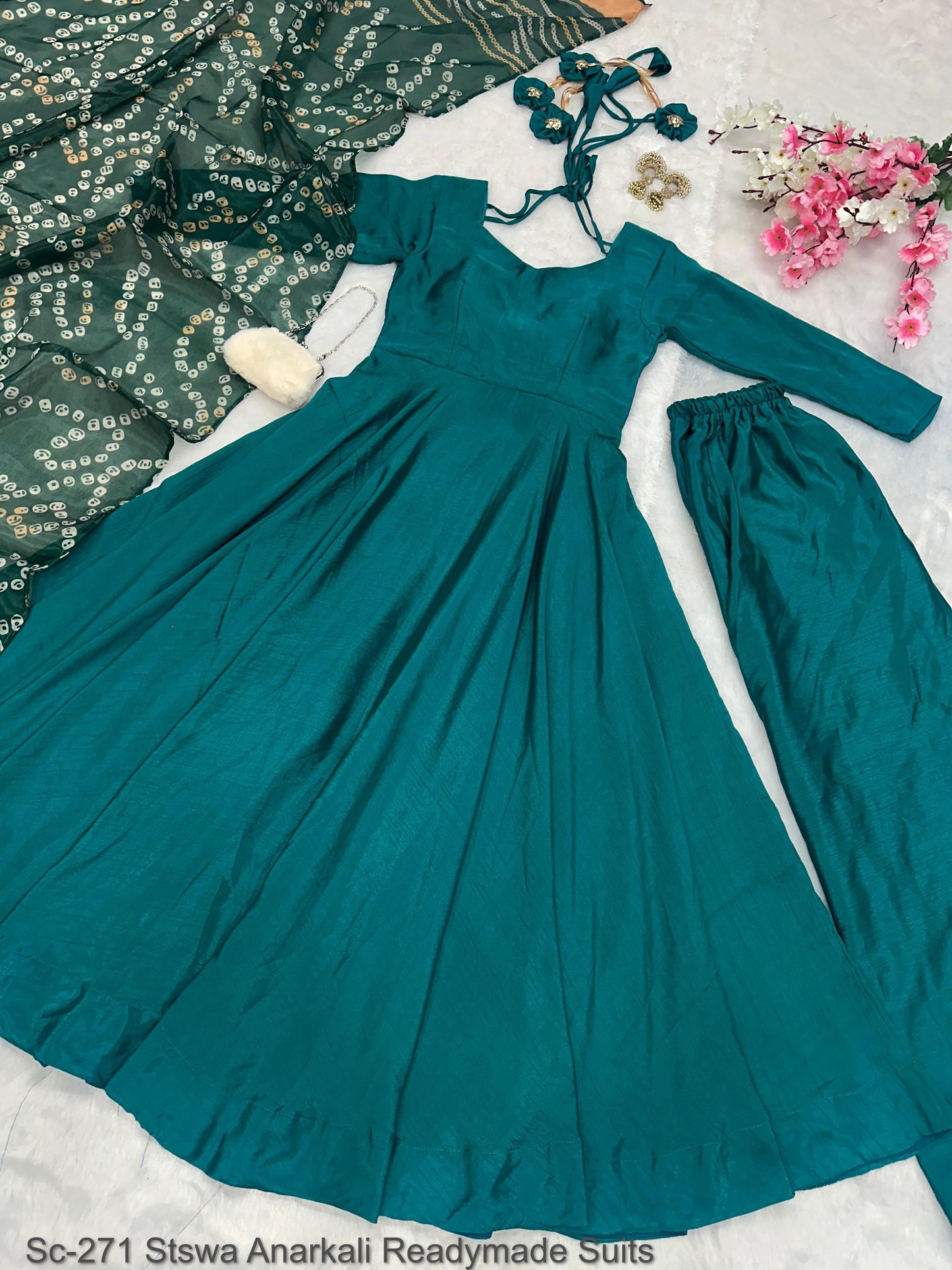 Sc-271 Stswa Anarkali Readymade Suits