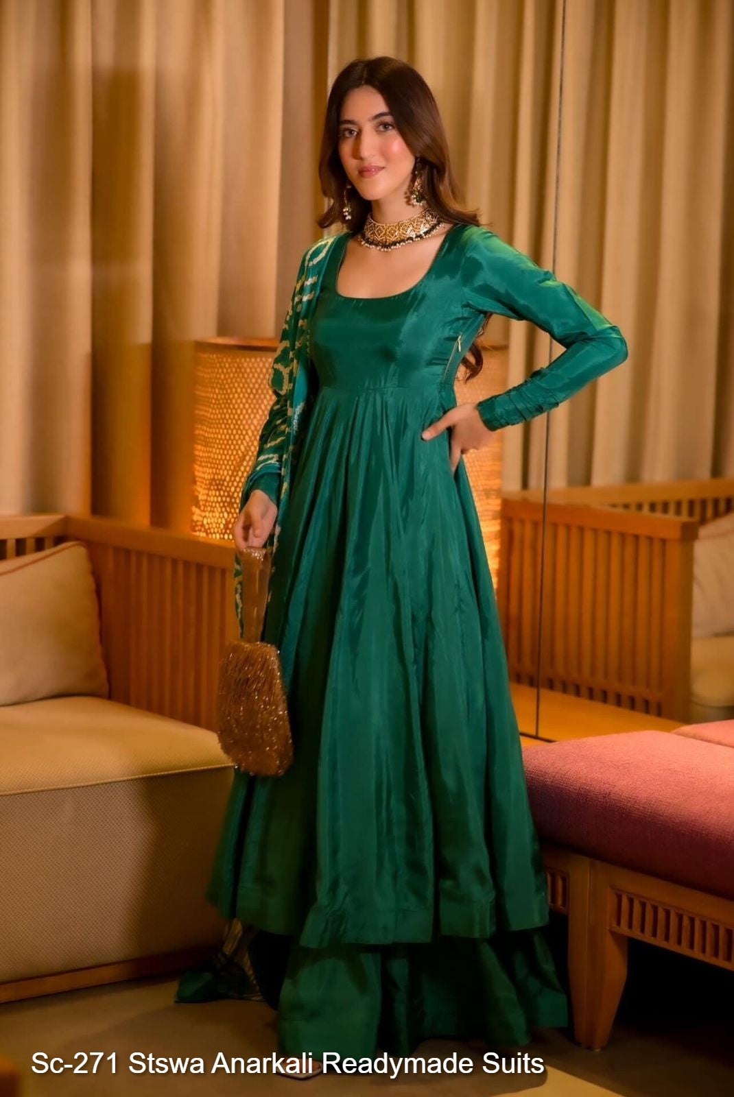 Sc-271 Stswa Anarkali Readymade Suits