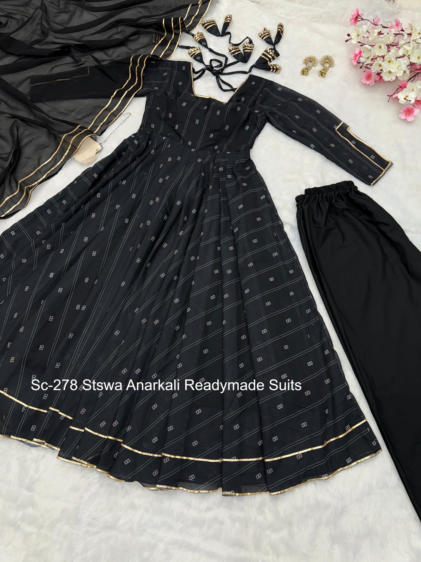 Sc-278 Stswa Anarkali Readymade Suits