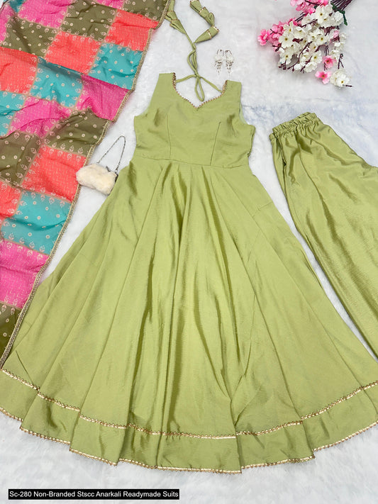 Sc-280 Non-Branded Stscc Anarkali Readymade Suits