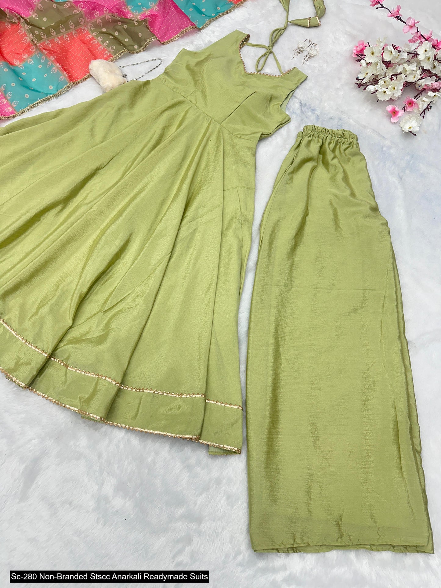 Sc-280 Non-Branded Stscc Anarkali Readymade Suits
