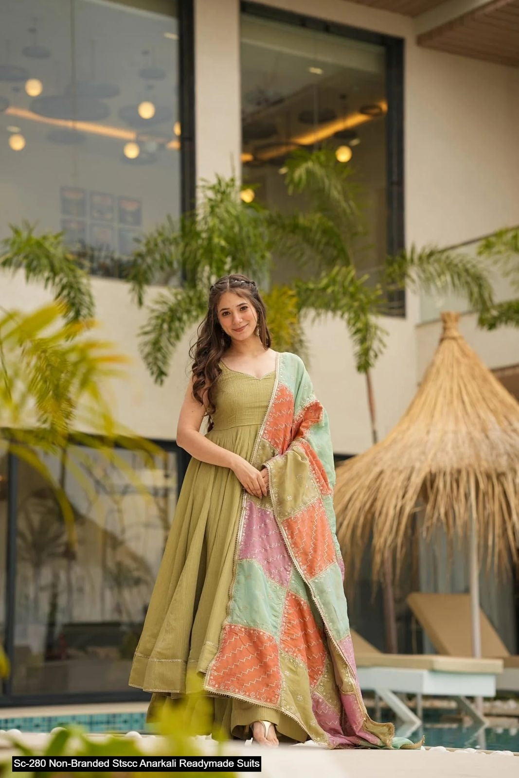 Sc-280 Non-Branded Stscc Anarkali Readymade Suits