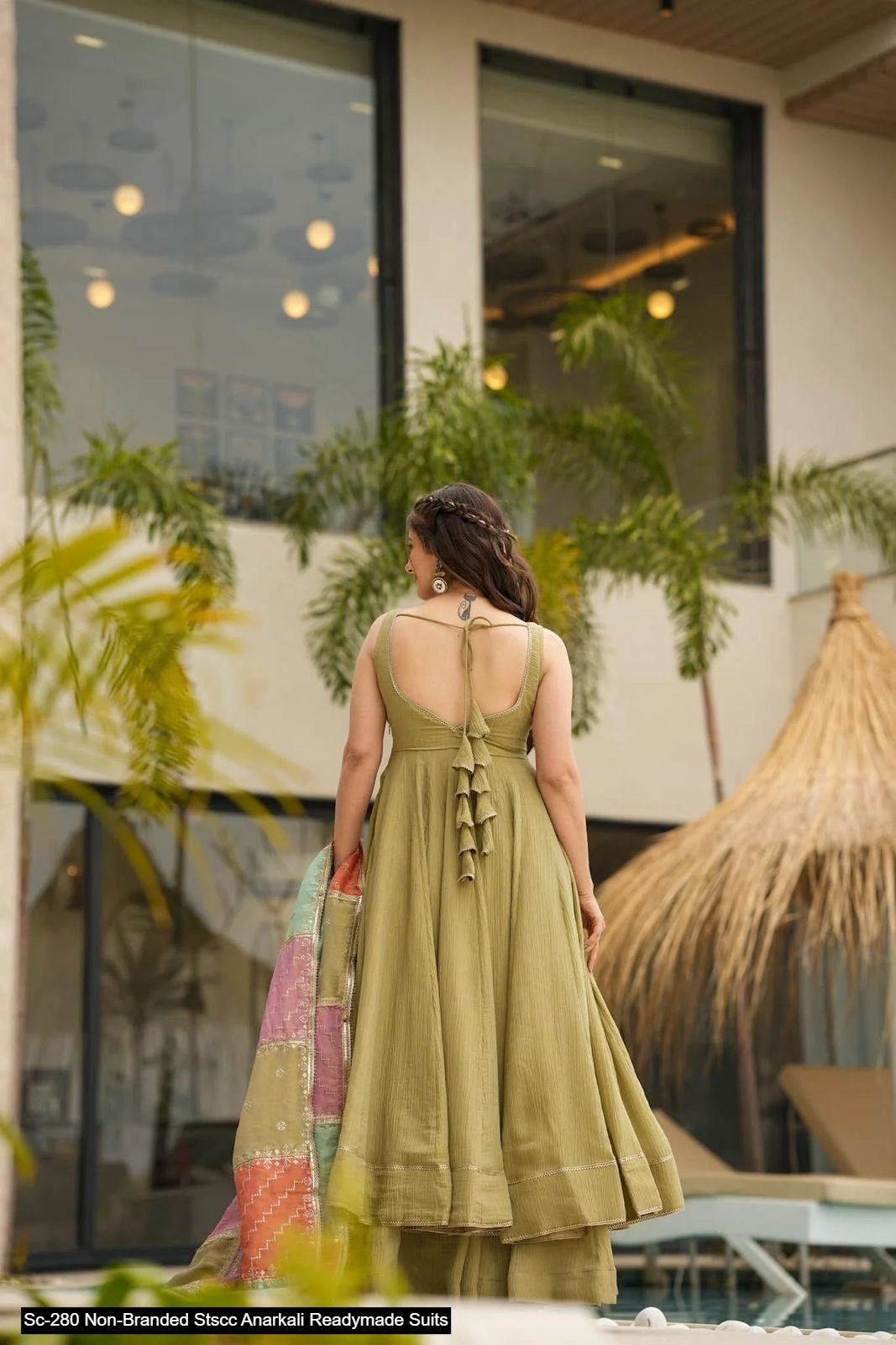 Sc-280 Non-Branded Stscc Anarkali Readymade Suits