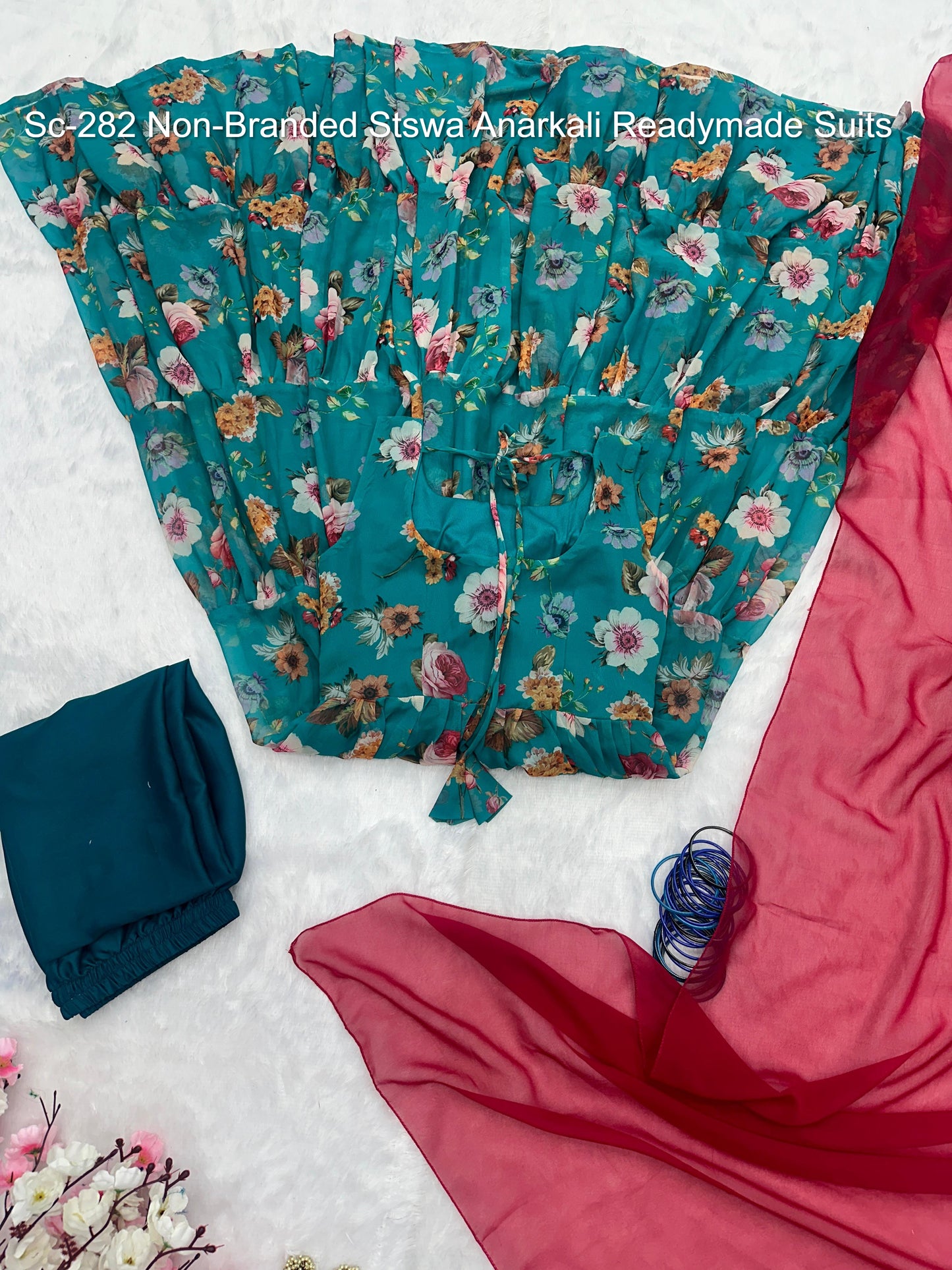 Sc-282 Non-Branded Stswa Anarkali Readymade Suits