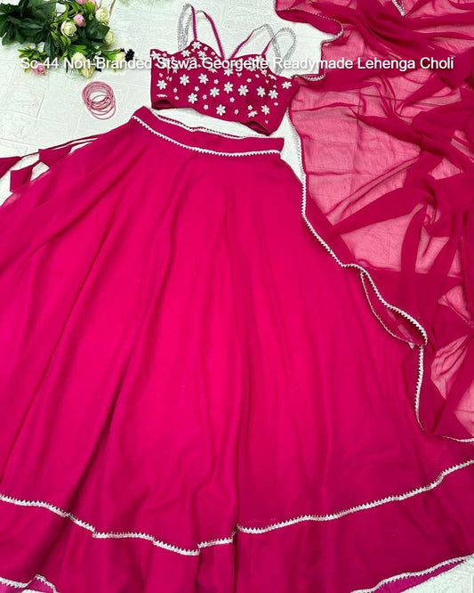 Sc-44 Non-Branded Stswa Georgette Readymade Lehenga Choli