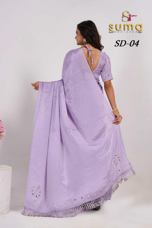 Sd-04 Suma Designer Mirror Work Sarees