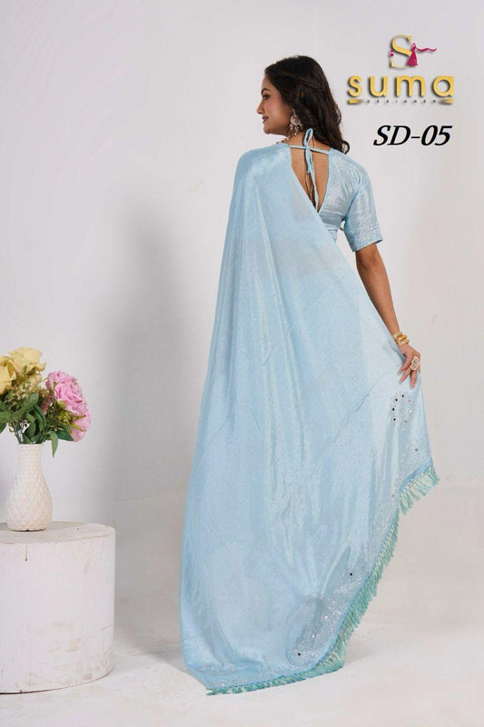 Sd-05 Suma Designer Mirror Work Sarees