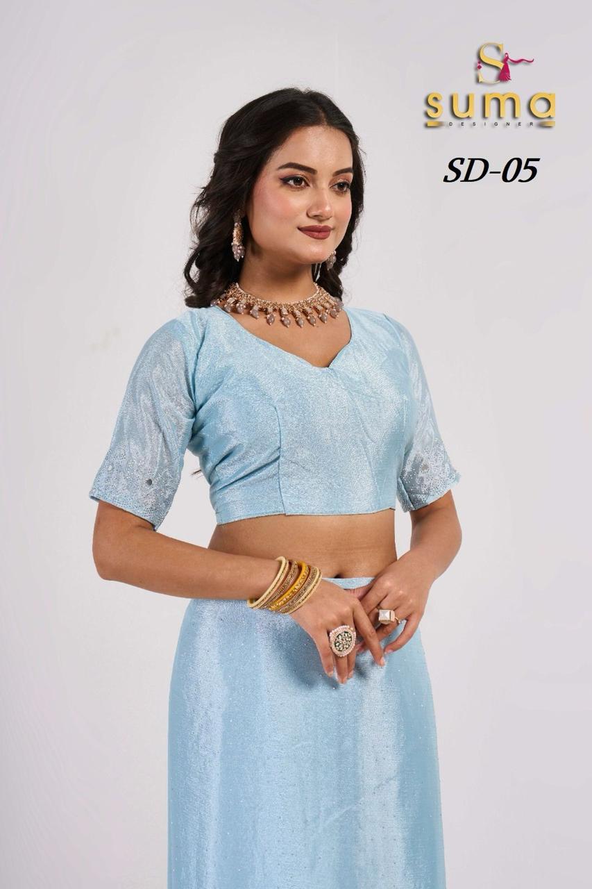 Sd-05 Suma Designer Mirror Work Sarees