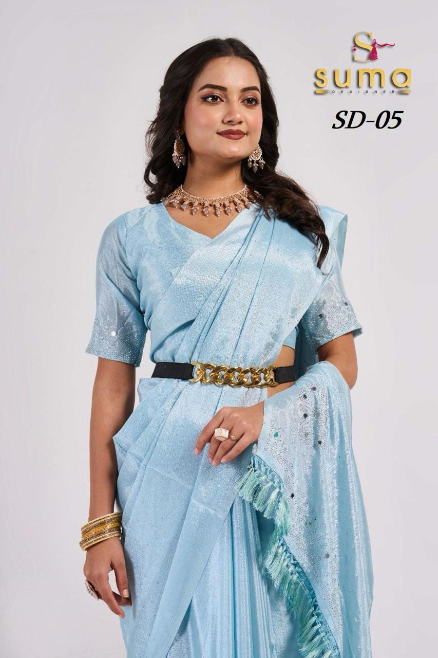 Sd-05 Suma Designer Mirror Work Sarees