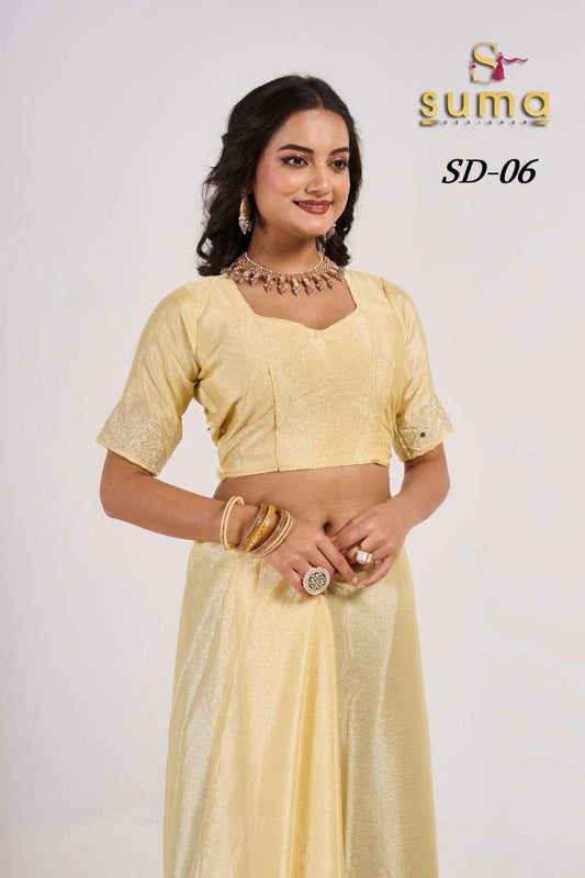 Sd-06 Suma Designer Mirror Work Sarees
