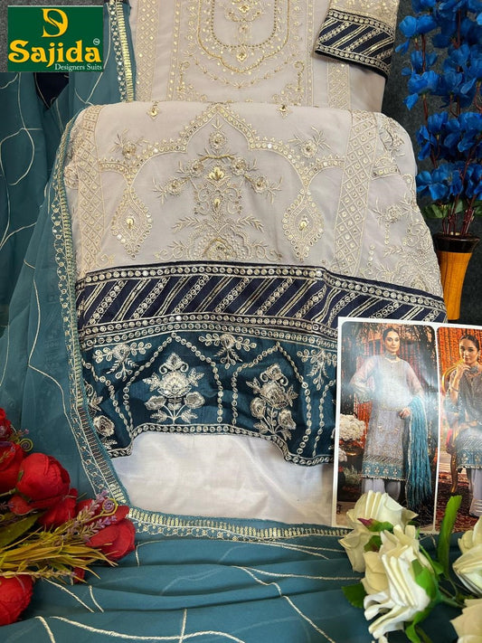 Sd-1011 Alaya 2 Sajida Georgette Pakistani Salwar Suits