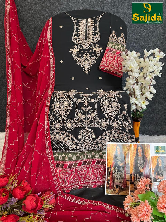 Sd-1012 Alaya 2 Sajida Georgette Pakistani Salwar Suits