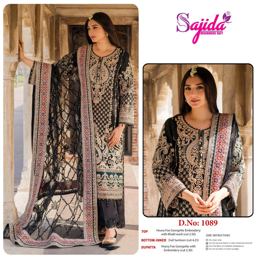 Sd-1089 Sajida Georgette Pakistani Salwar Suits