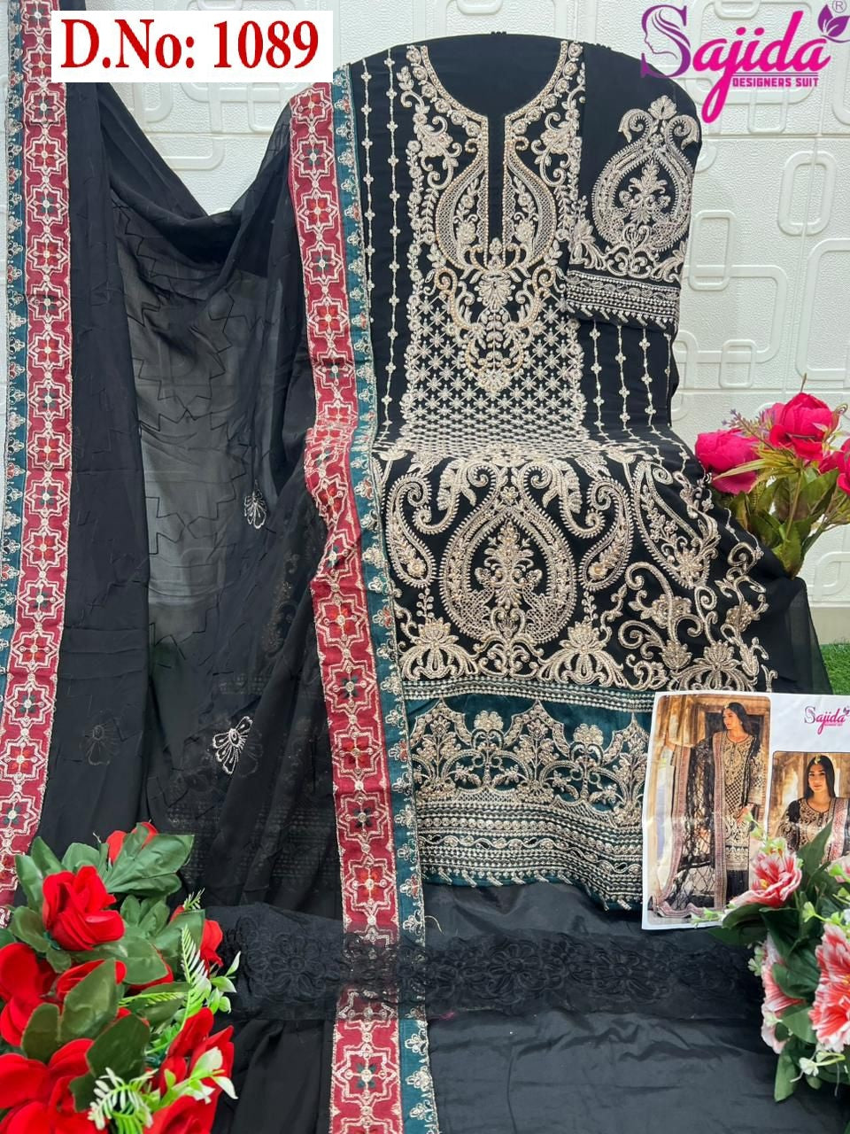 Sd-1089 Sajida Georgette Pakistani Salwar Suits