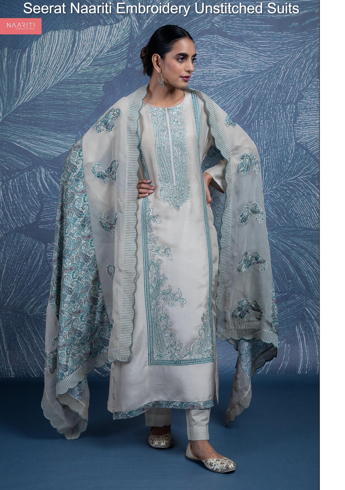 Seerat Naariti Embroidery Unstitched Suits