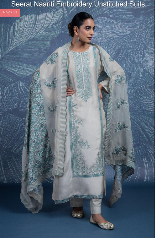 Seerat Naariti Embroidery Unstitched Suits