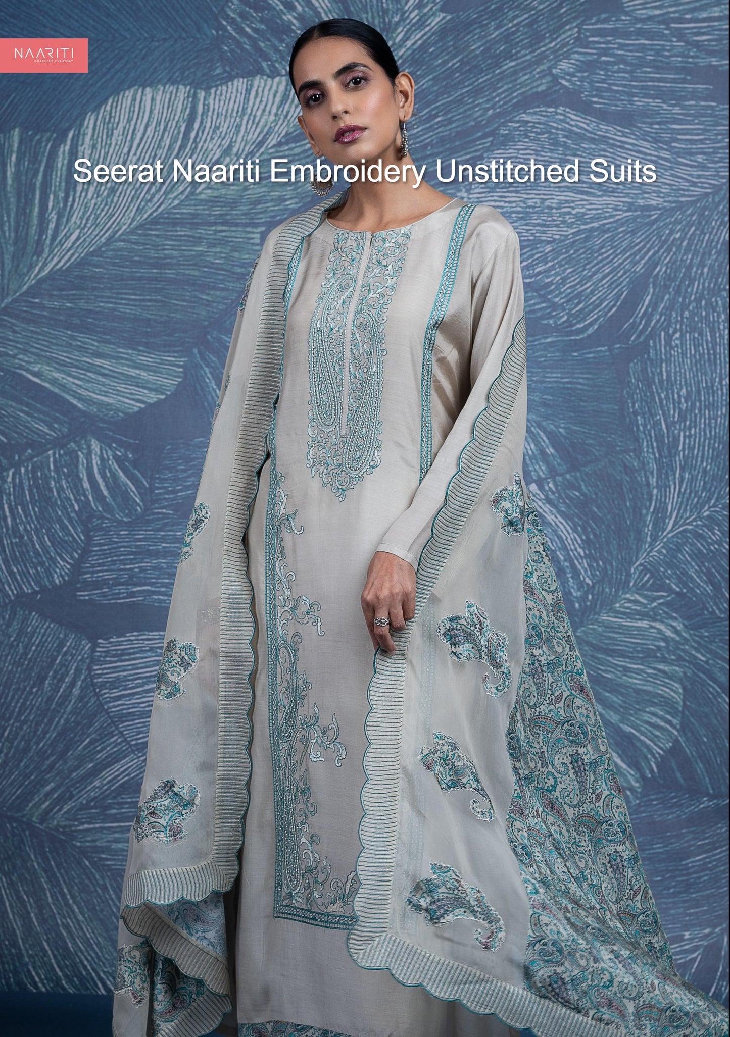Seerat Naariti Embroidery Unstitched Suits