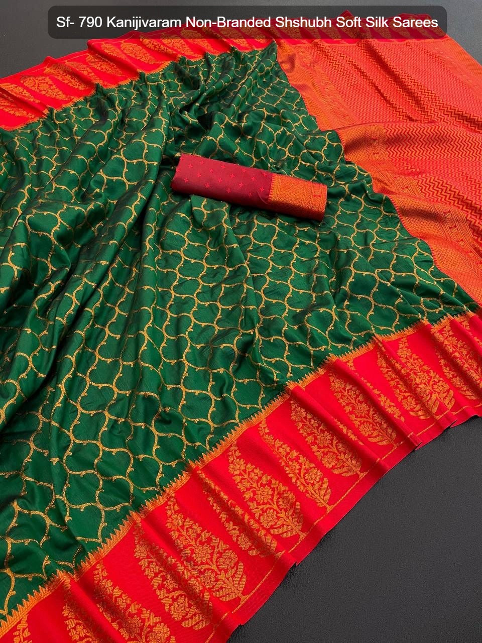 Sf- 790 Kanijivaram Non-Branded Shshubh Soft Silk Sarees