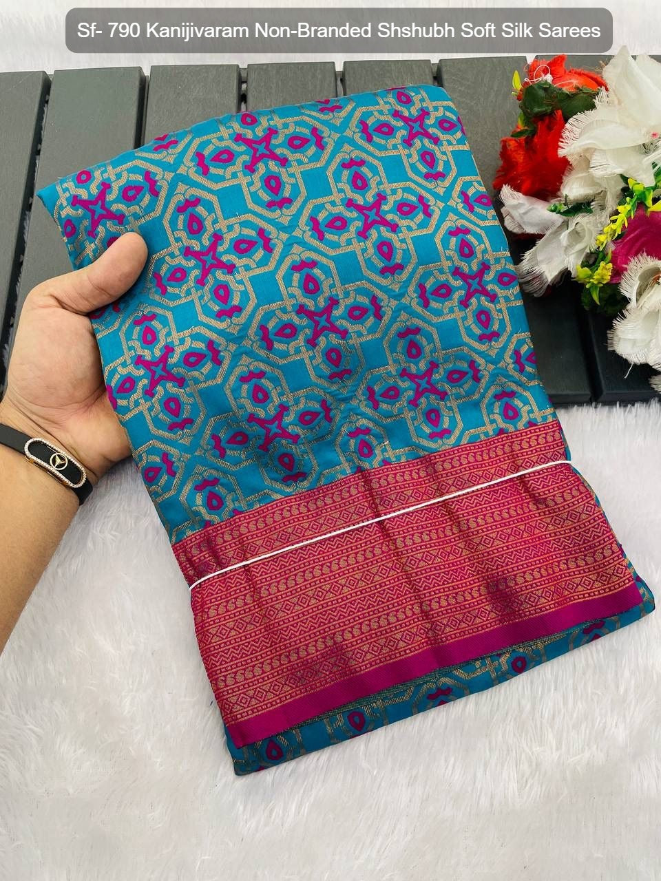 Sf- 790 Kanijivaram Non-Branded Shshubh Soft Silk Sarees