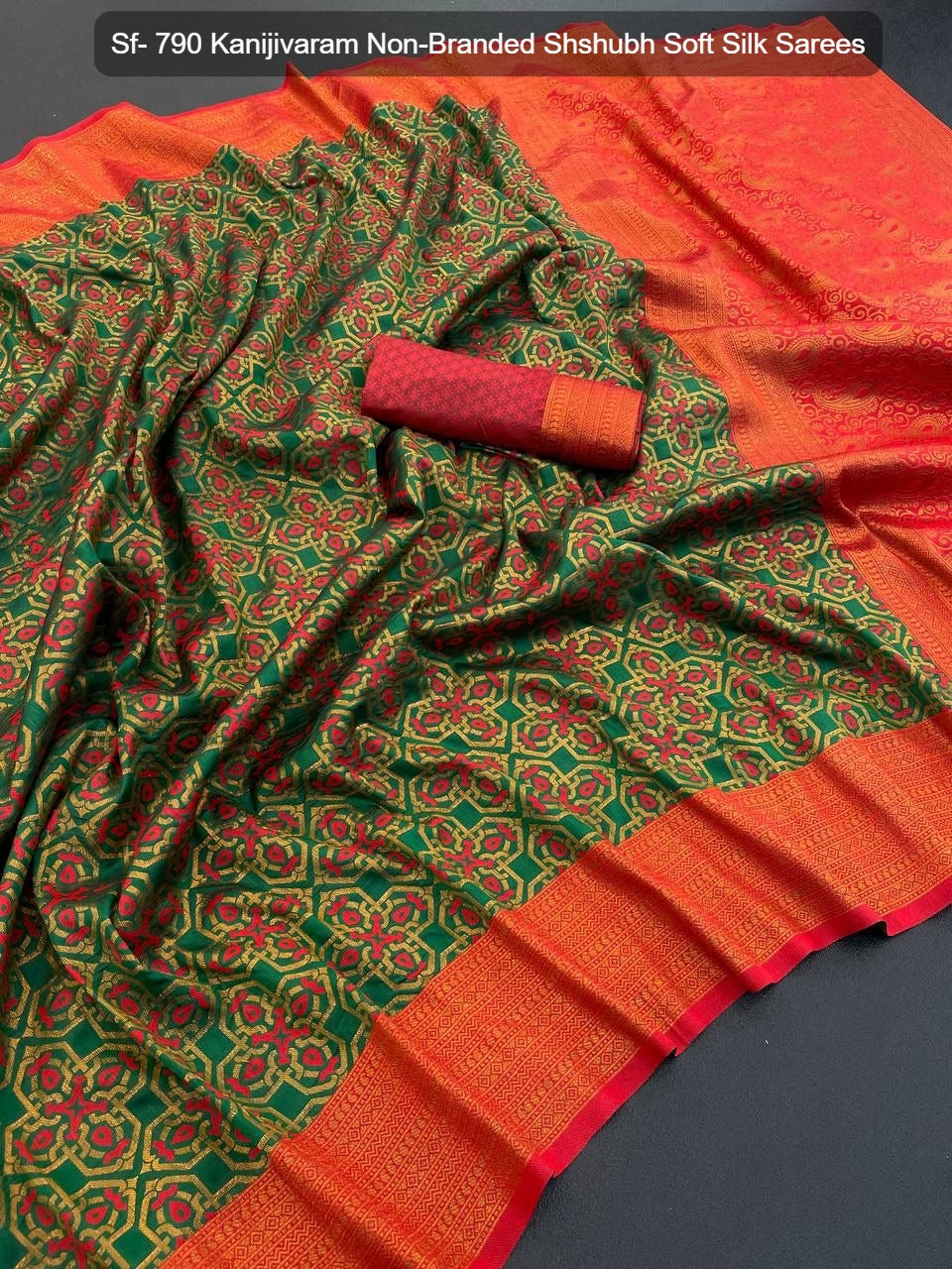 Sf- 790 Kanijivaram Non-Branded Shshubh Soft Silk Sarees