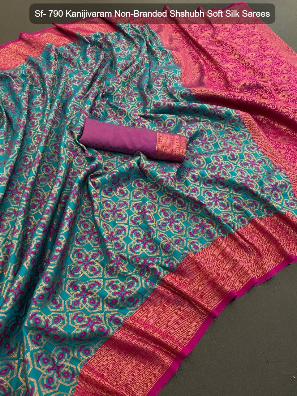 Sf- 790 Kanijivaram Non-Branded Shshubh Soft Silk Sarees