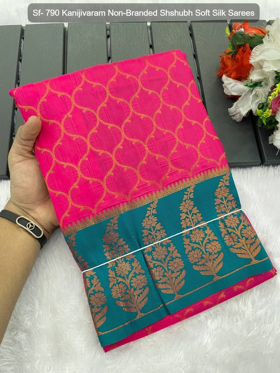 Sf- 790 Kanijivaram Non-Branded Shshubh Soft Silk Sarees