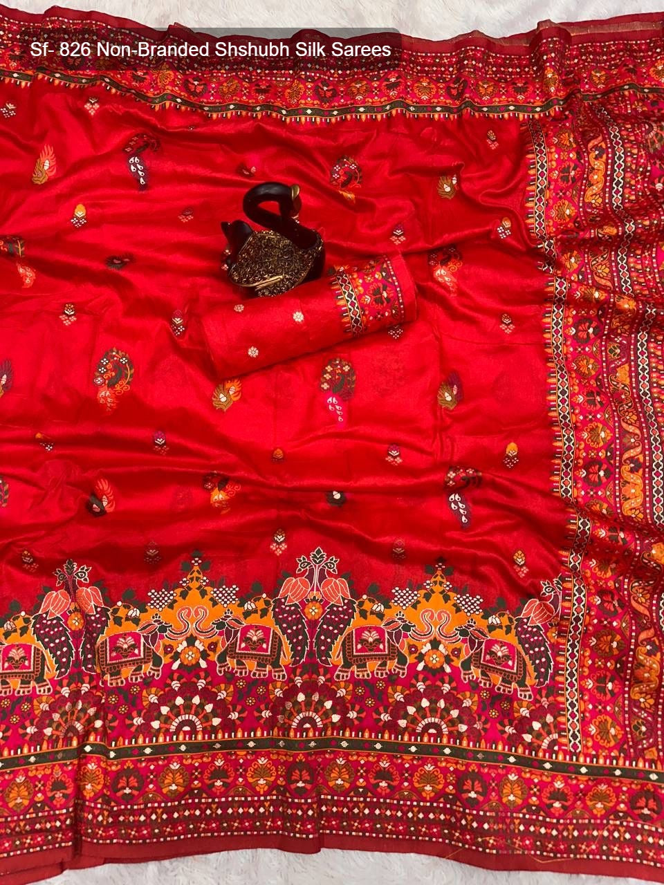Sf- 826 Non-Branded Shshubh Silk Sarees