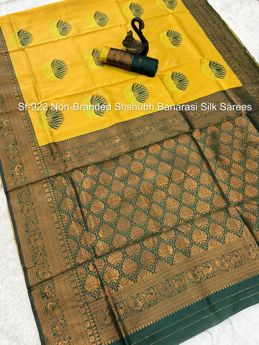Sf-922 Non-Branded Shshubh Banarasi Silk Sarees