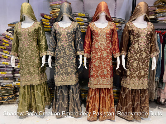 Shadow Safa Creation Embroidery Pakistani Readymade Suits