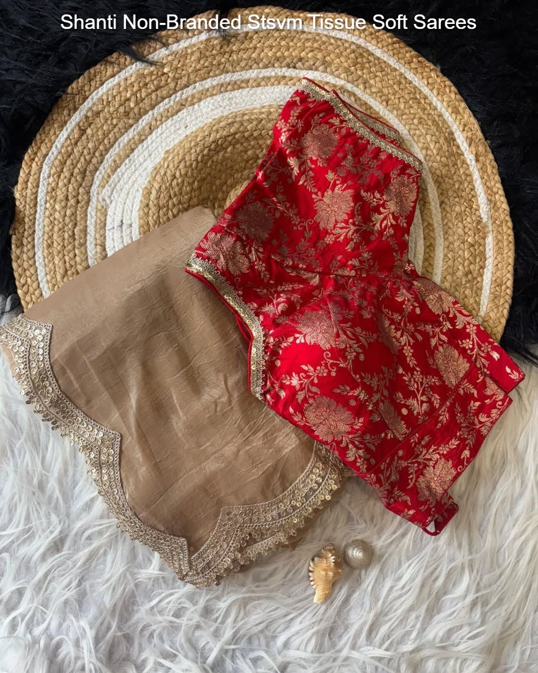 Shanti Non-Branded Stsvm Tissue Soft Sarees