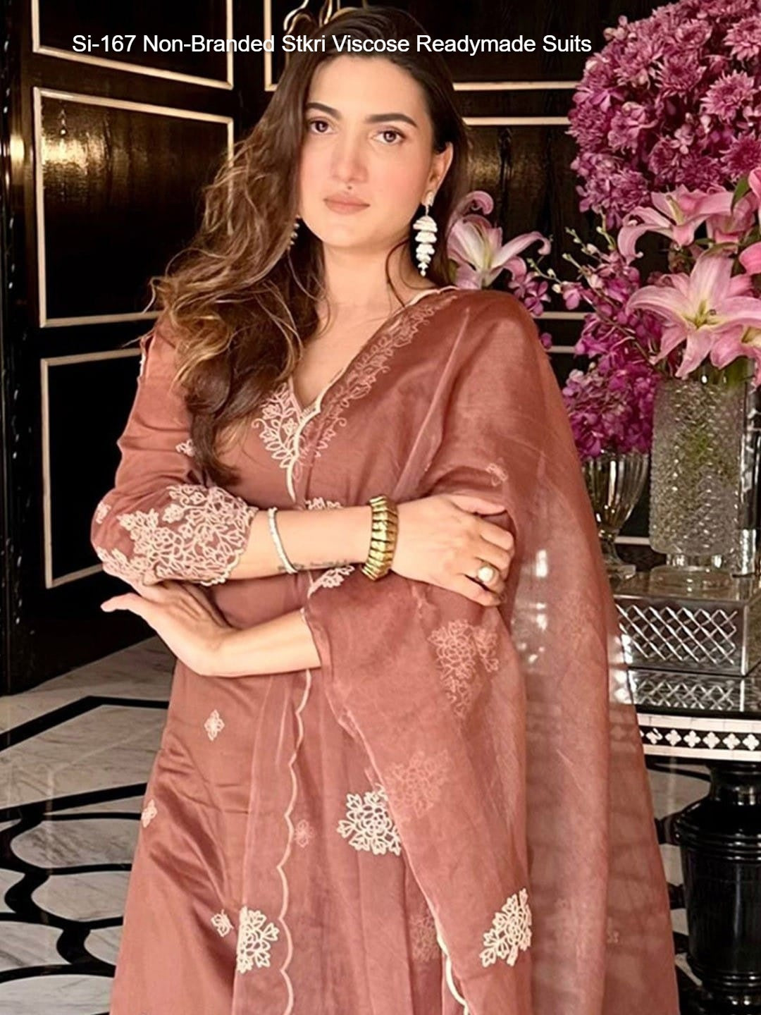 Si-167 Non-Branded Stkri Viscose Readymade Suits