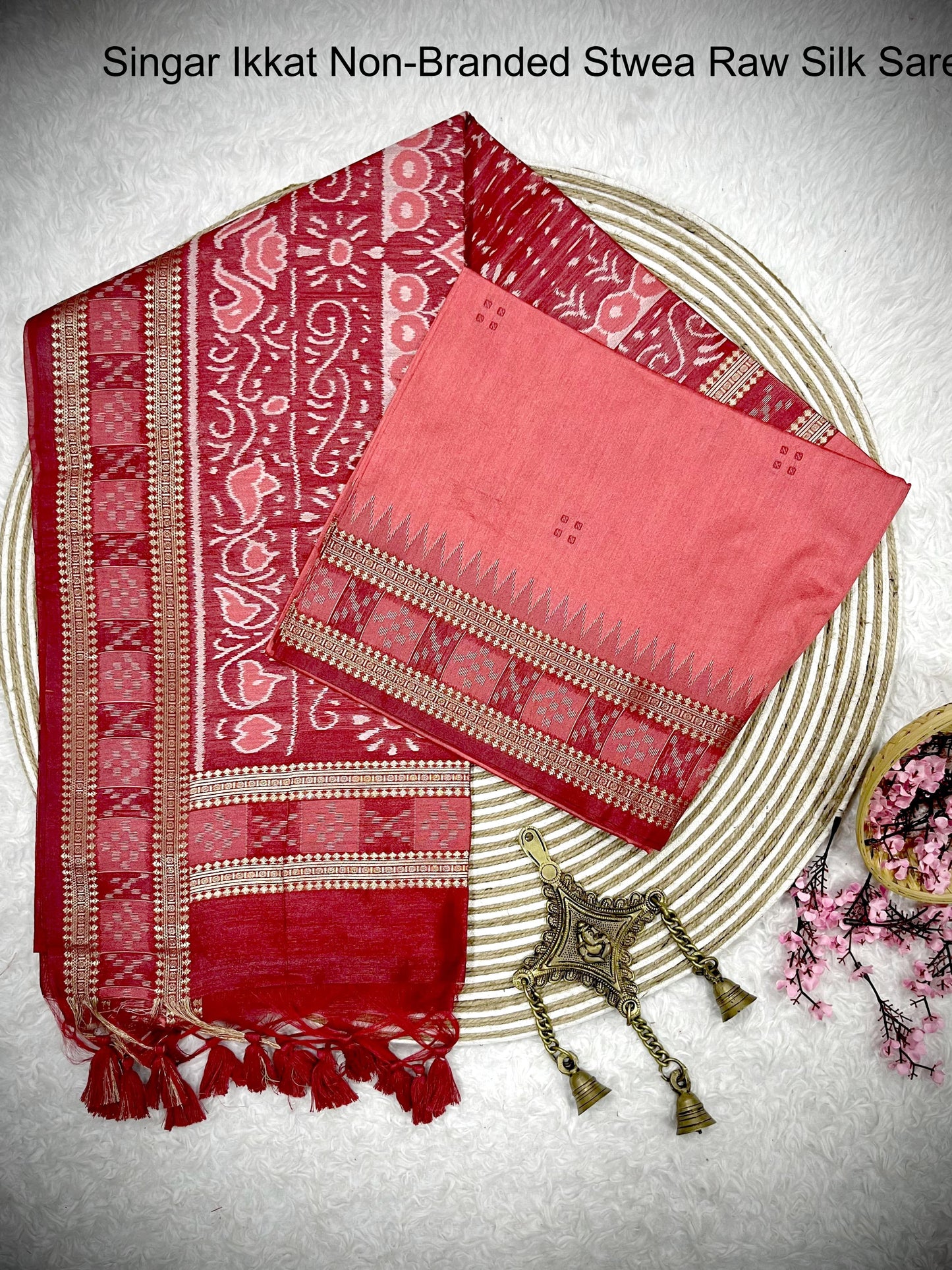 Singar Ikkat Non-Branded Stwea Raw Silk Sarees