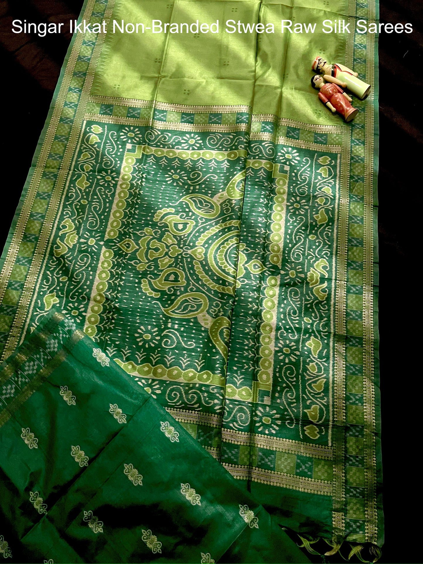 Singar Ikkat Non-Branded Stwea Raw Silk Sarees
