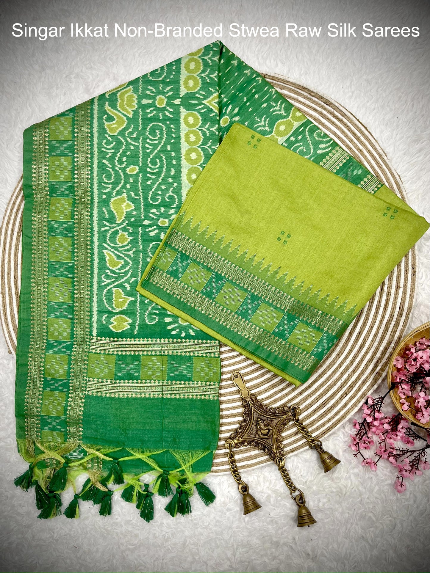 Singar Ikkat Non-Branded Stwea Raw Silk Sarees