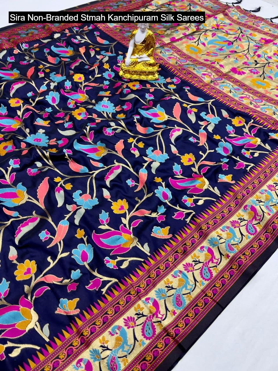 Sira Non-Branded Stmah Kanchipuram Silk Sarees