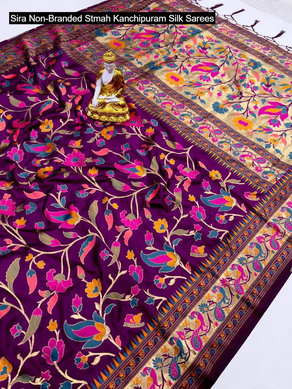 Sira Non-Branded Stmah Kanchipuram Silk Sarees