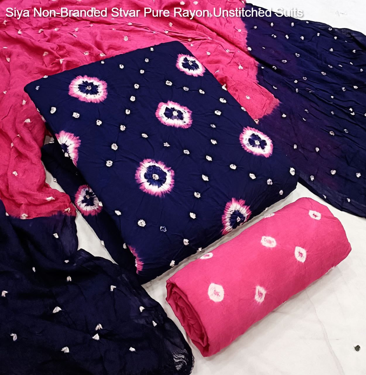 Siya Non-Branded Stvar Pure Rayon Unstitched Suits